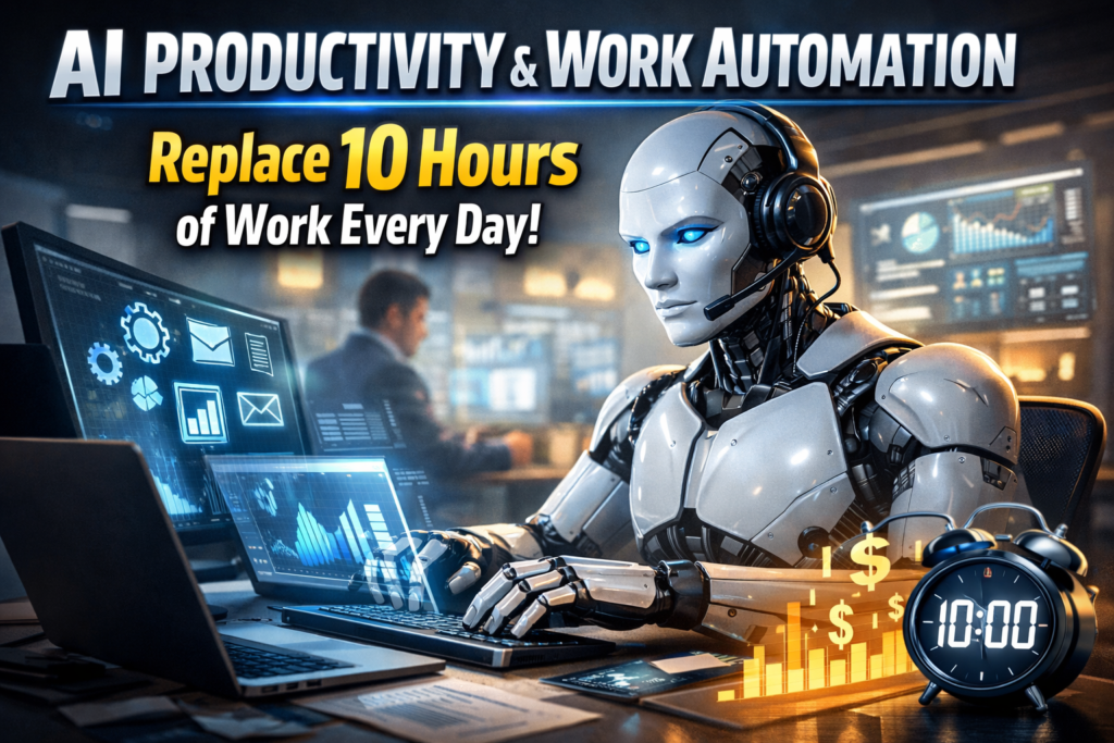 AI productivity

AI Productivity & Work Automation

work automation

AI workflow automation

best work automation tools

AI for task management

How to automate repetitive office tasks with AI

: Save time with AI productivity tools in 2026

step-by-step AI automation for small teams

Can AI really replace manual data entry?

What is the difference between RPA and AI automation?

How do I start with no-code automation?

Will AI make my job obsolete?