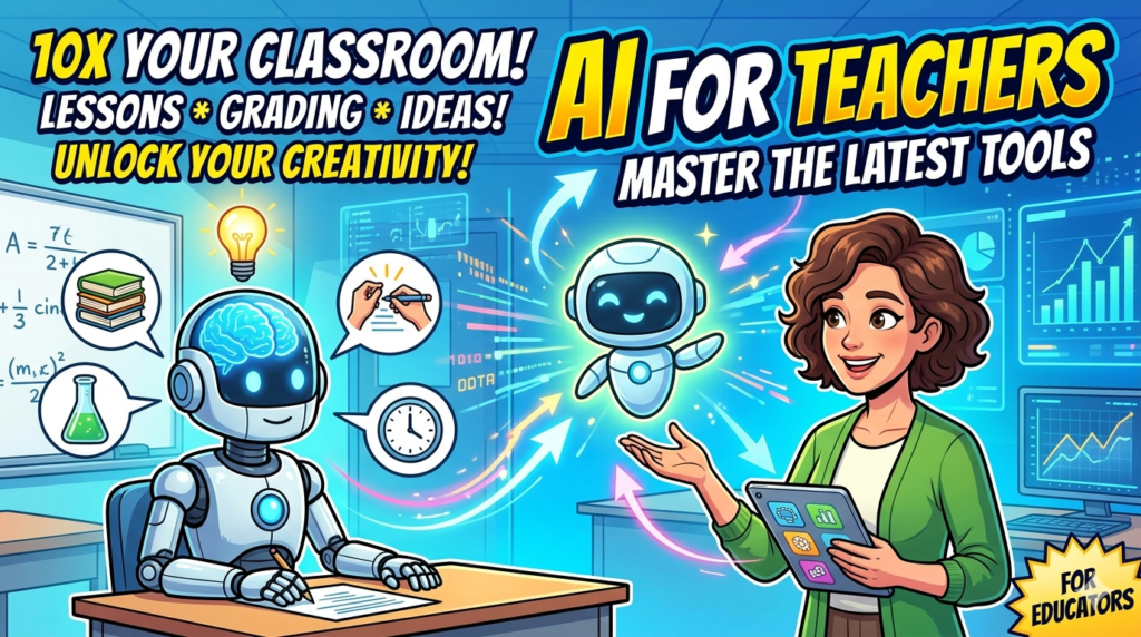 AI for teachers

artificial intelligence in education

AI tools for educators

classroom AI integration

teaching with AI

AI-powered lesson planning

intelligent tutoring systems

AI grading assistants

Best AI for teachers to save time

How teachers use AI for grading

AI tools for personalized learning

AI for creating lesson plans

free AI for classroom management

AI for student assessment

step-by-step AI setup for teachers

AI mistakes teachers should avoid