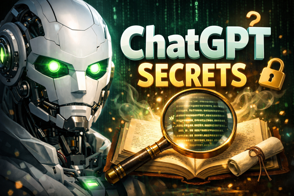 ChatGPT Secrets

ChatGPT tips

ChatGPT tricks

ChatGPT hacks

hidden ChatGPT features

best ChatGPT prompts

ChatGPT productivity secrets

ChatGPT advanced techniques

How to get better responses from ChatGPT

secret ChatGPT settings nobody tells you

ChatGPT power user secrets

How to make ChatGPT write like a human

How to use ChatGPT effectively

ChatGPT prompt engineering secrets

ChatGPT custom instructions hidden

ChatGPT memory features

ChatGPT code interpreter tips

ChatGPT API secrets

GPT-4 hidden capabilities

ChatGPT system prompts

ChatGPT temperature settings