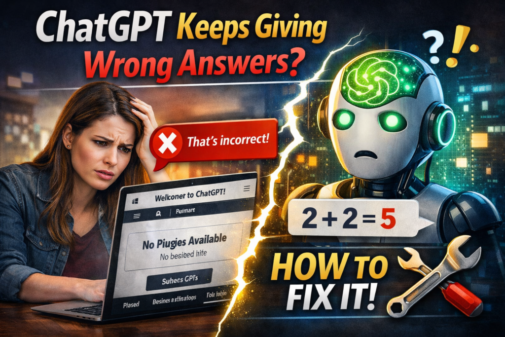 ChatGPT keeps giving wrong answers

ChatGPT wrong answers fix

Stop ChatGPT hallucinations

 AI hallucination solution

Why does ChatGPT lie

ChatGPT's inaccurate responses

Why does ChatGPT give incorrect information even when I correct it?

How to stop ChatGPT from making things up (hallucinations).

ChatGPT gives me fake citations and references.

Is ChatGPT getting worse at providing correct answers?

Best prompt engineering to reduce ChatGPT errors.

prompt engineering

adversarial prompting
