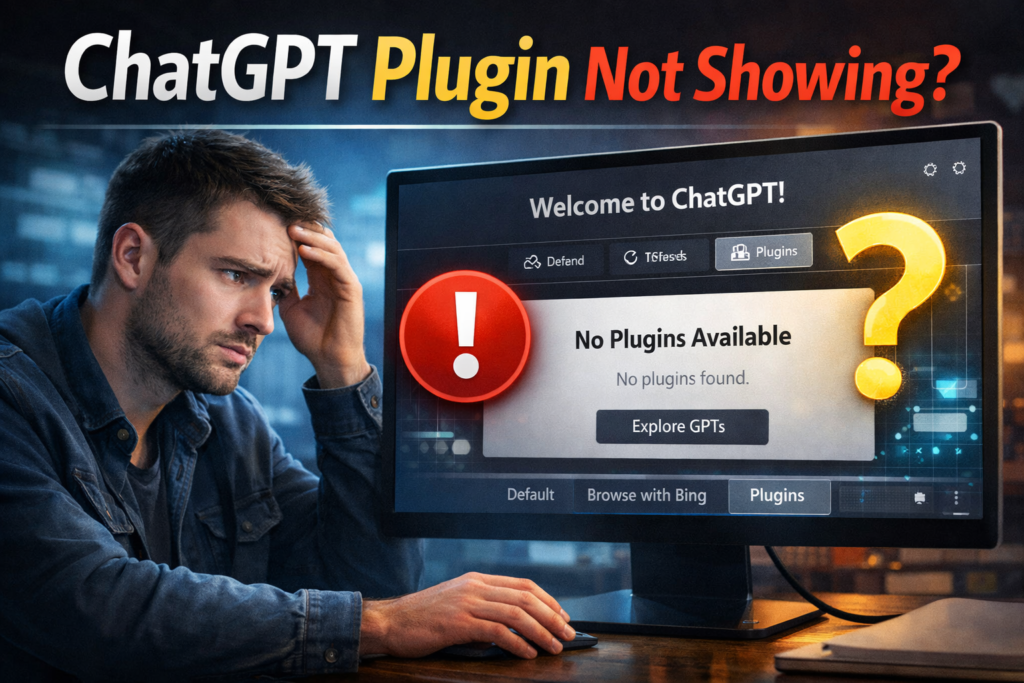 ChatGPT plugin not showing

ChatGPT Plus plugins are missing

Plugin store not appearing

enable ChatGPT plugins

ChatGPT plugin tab not showing

 GPTs migration guide

ChatGPT beta features plugins

 fix ChatGPT plugins 2026

 The ChatGPT plugin store is missing a fix

 ChatGPT plugins not visible

ChatGPT Plus plugin error

ChatGPT no plugin option

legacy ChatGPT plugins

 How to access ChatGPT plugins

 ChatGPT plugin troubleshooting.