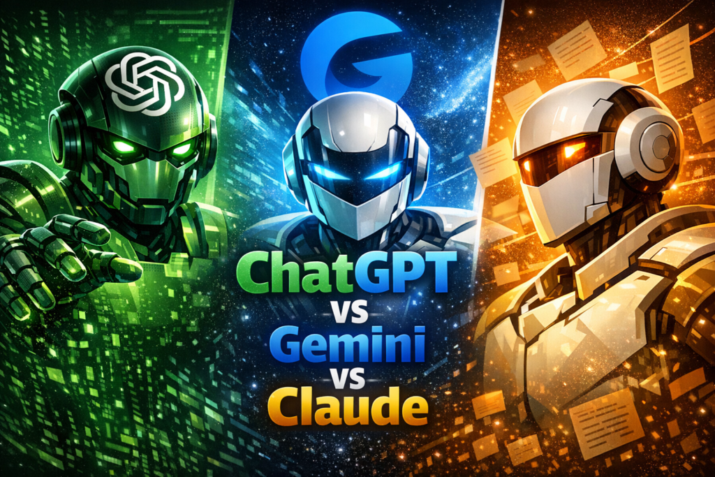 ChatGPT vs Gemini vs Claude

AI productivity comparison

best AI assistant for work

Gemini vs ChatGPT speed

Claude AI for research

AI writing assistant comparison

AI summarization tools

Google Workspace AI integration

AI response speed test

AI workflow optimization

productivity with AI

Which AI saves the most time daily

ChatGPT vs Claude for long-form content

best AI for summarizing research papers

Claude vs ChatGPT coding accuracy comparison

How to choose between ChatGPT, Gemini, and Claude

AI assistant that needs the least editing

ChatGPT Gemini Claude time cost analysis

AI that reduces back-and-forth prompting

best AI for non-technical business users

Claude Opus vs GPT-4 Turbo speed comparison

Gemini Advanced time-saving features

AI assistant with the lowest hallucination rate

real-world productivity test AI models

Which AI writes ready-to-publish content

AI for reducing mental load at work

best AI for developers under deadline

Email automation with Gemini vs ChatGPT

ChatGPT vs Gemini vs Claude for project management

time efficiency benchmark ChatGPT Gemini Claude 2026

Claude AI time savings for academic research

Gemini Google Docs integration productivity boost

ChatGPT custom instructions to save time

Which AI assistant requires the fewest corrections

AI writing tools comparison for busy professionals

fastest AI for generating Excel formulas

Claude vs ChatGPT for legal document summarization

Gemini vs Claude for creative brainstorming speed

AI that saves the most time in customer support

ChatGPT code interpreter vs Claude analysis speed

Best AI for automating daily repetitive writing

time-saving prompts for ChatGPT Gemini Claude

AI assistant with the shortest learning curve for productivity
