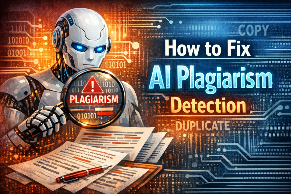 AI plagiarism detection issues

fixing AI writing detection problems

AI content false positive detection

improving AI-generated text quality

AI writing originality problems

How to fix AI plagiarism detection false positives

Why AI-generated text is flagged as plagiarism

How to improve AI-written content to avoid detection errors

Methods to reduce AI content false positive results

How to make AI-assisted writing more natural and original