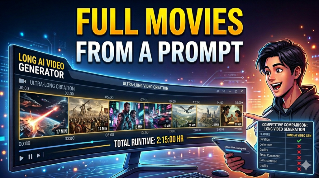 long AI video generator
AI long-form video generator
extended-length AI video creation
text to long video AI
free long video AI creator
best AI tool for long videos
automatic long video maker AI
Kling 1.6
Seedance
Google Vids Veo 3.1
DaVinci Resolve
character consistency AI video
AI video production pipeline