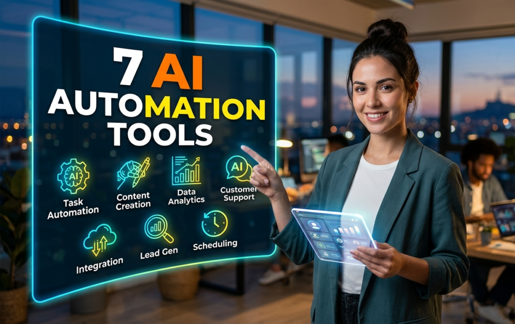 AI automation tools
best automation software
AI tools for business
automate repetitive tasks
small business automation
AI lead generation
automation tools
AI workflow
AI automation tools for business
best AI automation software
workflow automation AI
AI task automation
How to use AI automation tools for marketing
small business AI automation tools
AI automation tools for customer service
best AI automation tools for e-commerce
AI automation tools for lead generation
What are AI automation tools?
How do AI automation tools work?
Can AI automate repetitive tasks?
What is the difference between RPA and AI automation?
Which industries benefit from AI automation?
Are AI automation tools expensive?
Do I need coding skills to use AI automation tools?