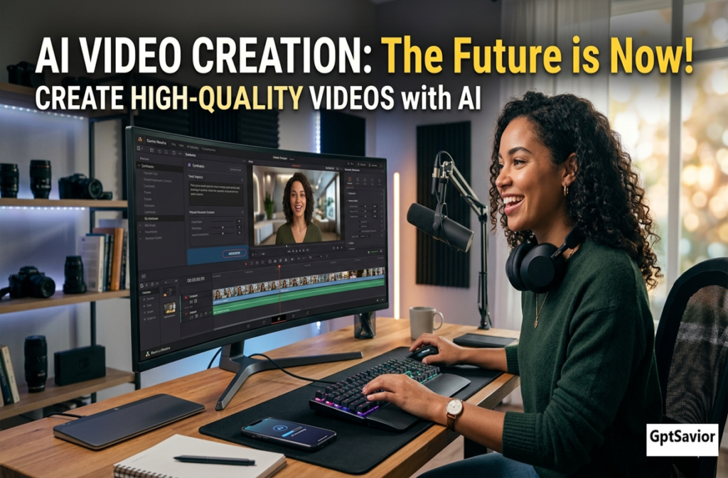 AI video creation

AI video maker

video AI tools

AI video creation for marketing

automated video generation

text-to-video AI

AI avatar video creator

How to create AI videos for social media

Best AI video creation tools for beginners

AI video creation without a watermark

realistic AI voiceover for videos

Can AI generate videos from a script?

What is the best free AI video generator?

How to make AI videos with talking avatars

AI video editing vs manual editing

Does YouTube allow AI-generated videos?

Cost of AI video production

AI video creation for e-commerce